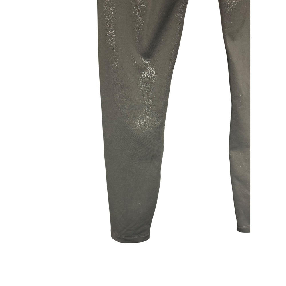 Beyond Yoga High Waist Metallic Shine Women's Size M Gray Activewear Leggings - Picture 6 of 8